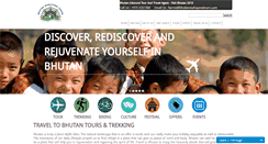Desktop Screenshot of bhutanmahayanatours.com